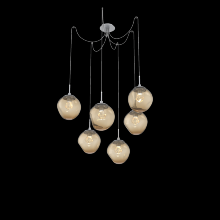 Hammerton SCB0066-06-CS-ZB-C01-L3 - Aster Round 6pc Swag Multi-Pendant