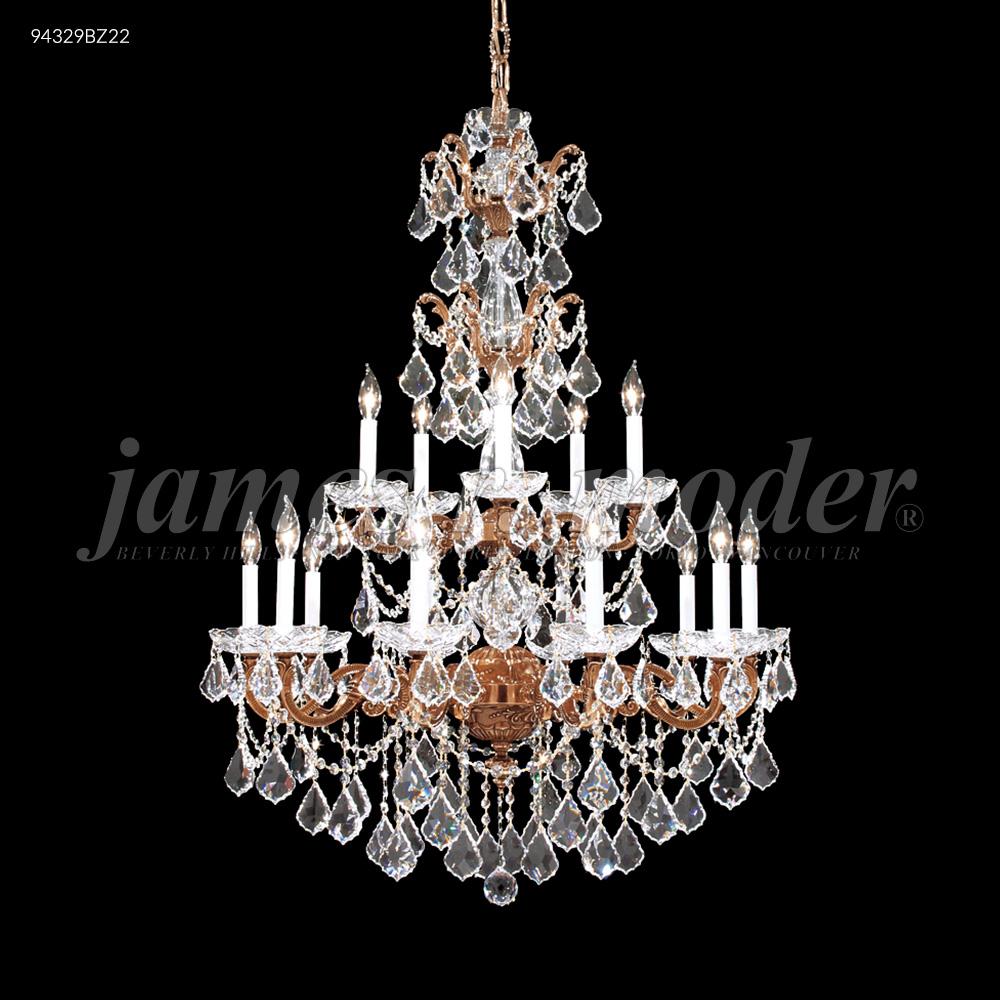 Madrid Cast Brass 15Light Entry Chandelier