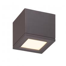 WAC US FM-W2505-BZ - RUBIX Outdoor Flush Mount Light