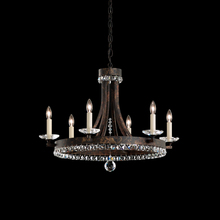 Schonbek 1870 ER1006N-44H - Early American 6 Lights 110V Chandelier in Heirloom Silver with Clear Heritage Crystal