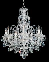 Schonbek 1870 6811-40H - Olde World 7 Light 120V Chandelier in Polished Silver with Clear Heritage Handcut Crystal