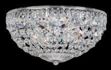 Schonbek 1870 1560-76O - Petit Crystal 4 Light 120V Flush Mount in Heirloom Bronze with Clear Optic Crystal