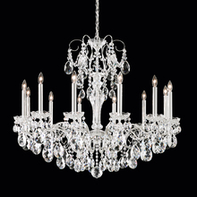 Schonbek 1870 ST1849N-23H - Sonatina 12 Light 120V Chandelier in Etruscan Gold with Clear Heritage Handcut Crystal