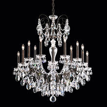 Schonbek 1870 ST1852N-23H - Sonatina 14 Light 120V Chandelier in Etruscan Gold with Clear Heritage Handcut Crystal