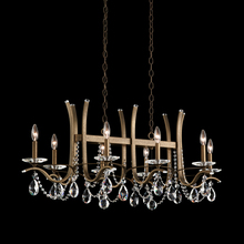 Schonbek 1870 VA8435N-48H - Vesca 8 Light 120V Chandelier in Antique Silver with Clear Heritage Handcut Crystal