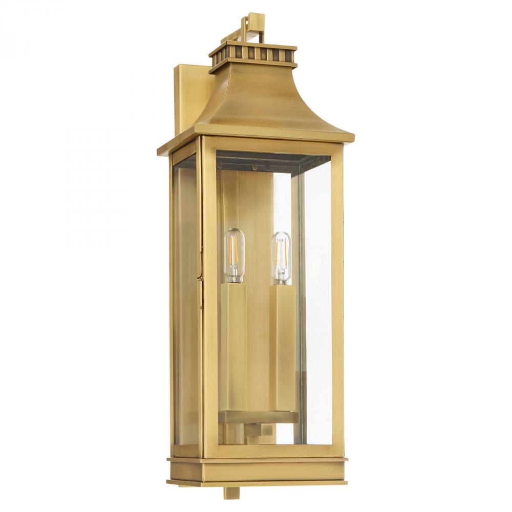 Salem 2 Light Outdoor Wall Sconce | Heritage Brass