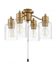 Craftmade LK403107-SB-LED - 4 Light Universal Light Kit in Satin Brass