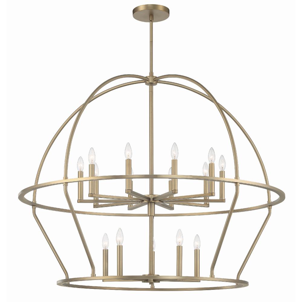 Abbott 15 Light Vibrant Gold Chandelier