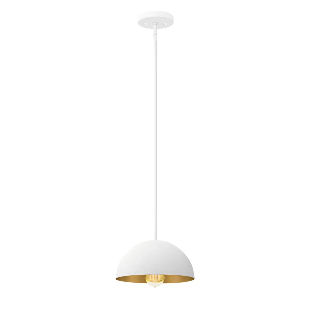 Elias 9" 1-Light Dome Pendant