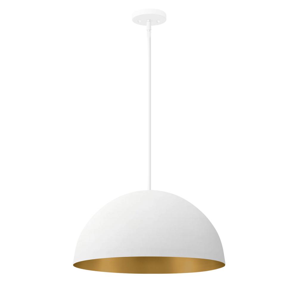 Elias 18" 3-Light Dome Pendant