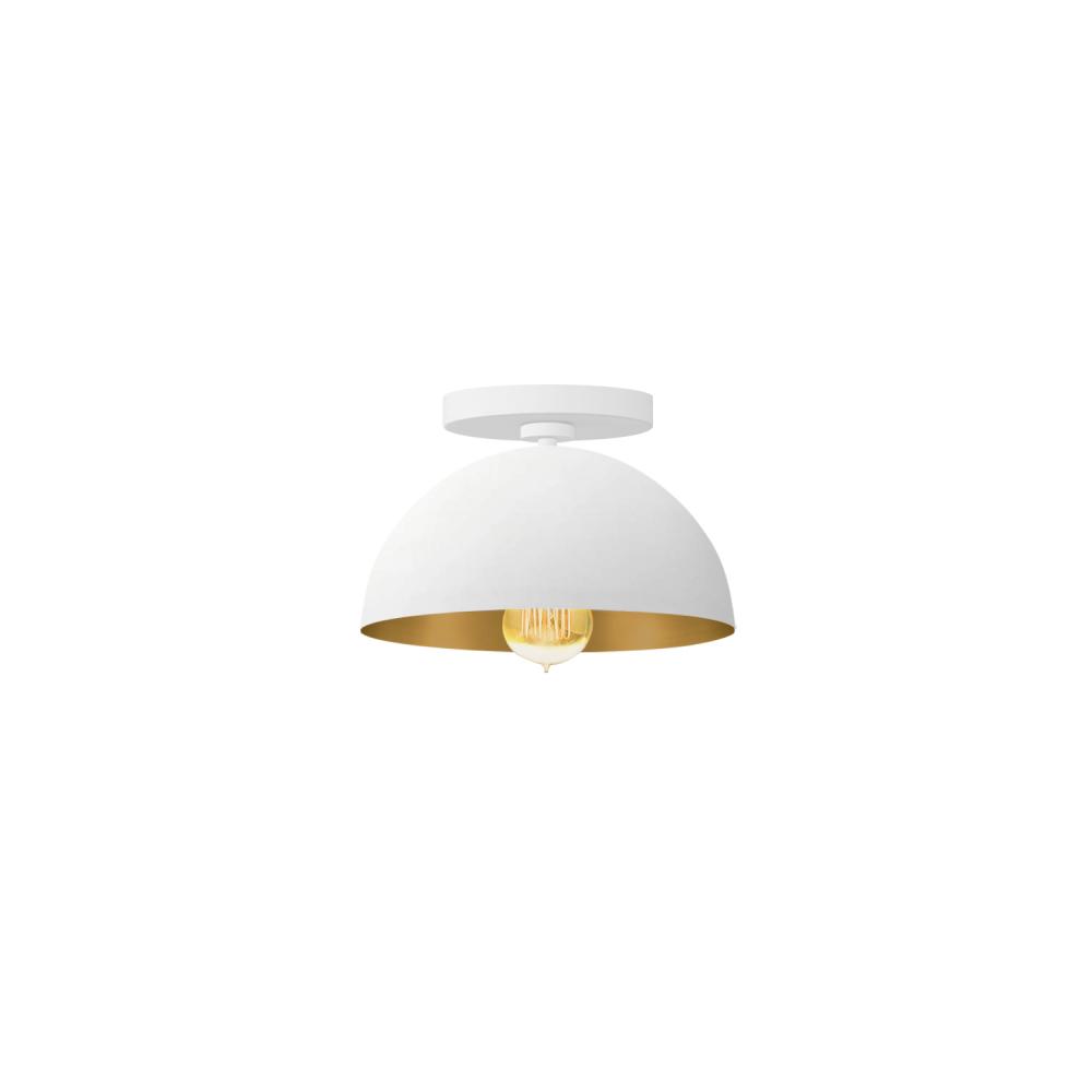 Elias 9" 1-Light Dome Semi-Flush