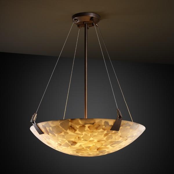 18" LED Pendant Bowl w/ Tapered Clips