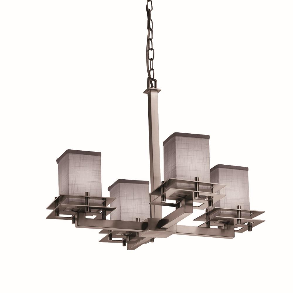 Metropolis 4-Light Chandelier