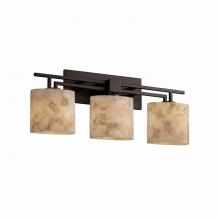 Justice Design Group ALR-8703-30-DBRZ - Aero 3-Light Bath Bar