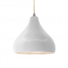 Justice Design Group CER-6563-BIS-NCKL-BEIG-TWST - Medium Droplet 1-Light Pendant