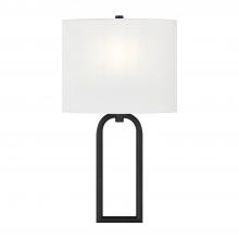 Justice Design Group FAB-4333-WHTE-MBLK - Oslo ADA 1-Light Wall Sconce