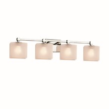 Justice Design Group FSN-8424-55-FRCR-CROM - Tetra 4-Light Bath Bar