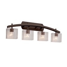 Justice Design Group FSN-8594-55-SEED-DBRZ - Archway 4-Light Bath Bar