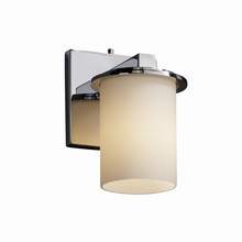 Justice Design Group FSN-8771-10-OPAL-CROM - Dakota 1-Light Wall Sconce