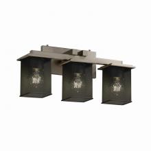 Justice Design Group MSH-8673-15-NCKL - Montana 3-Light Bath Bar