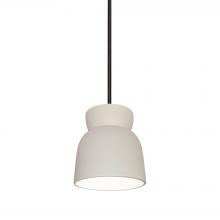 Justice Design Group CER-6515-BIS-MBLK-RIGID - Large Hourglass Pendant