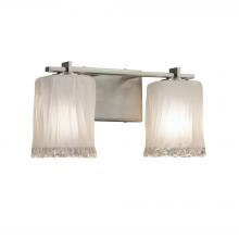 Justice Design Group GLA-8442-26-WTFR-NCKL - Era 2-Light Bath Bar