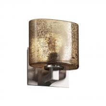 Justice Design Group FSN-8931-30-WEVE-NCKL - Modular 1-Light Wall Sconce (ADA)