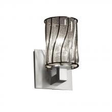 Justice Design Group WGL-8921-10-GRCB-MBLK - Modular 1-Light Wall Sconce