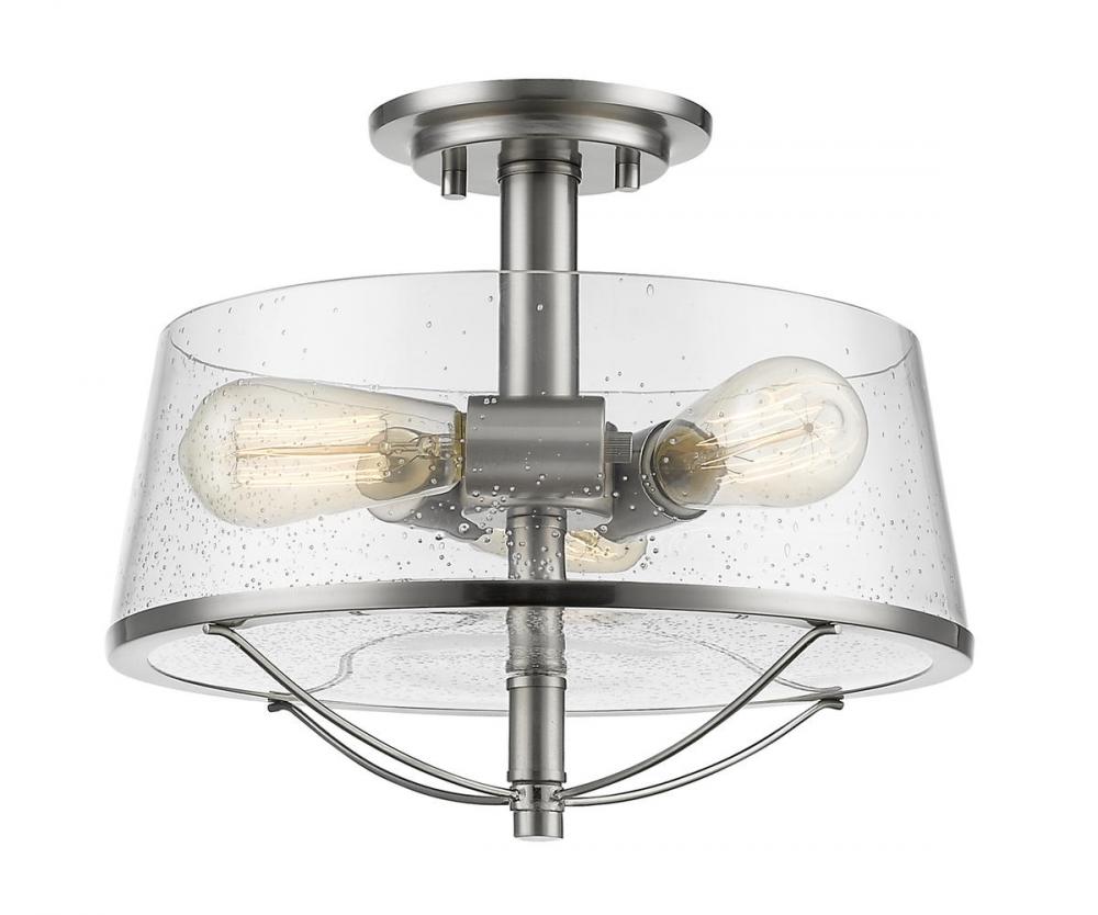 3 Light Semi Flush Mount