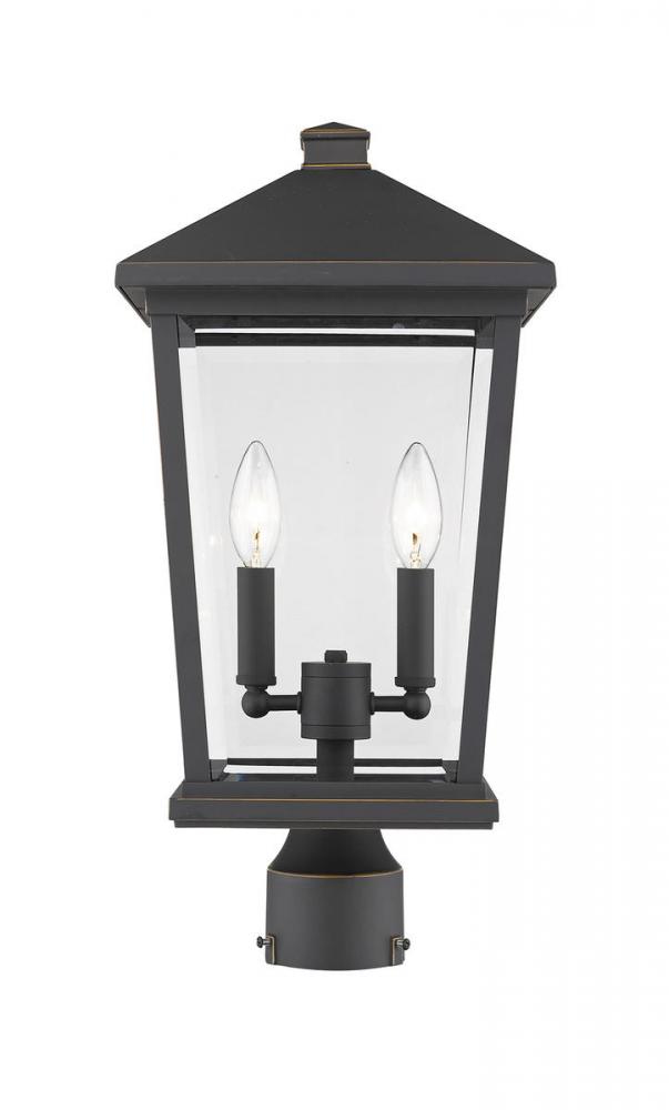 2 Light Outdoor Post Mount Fixture