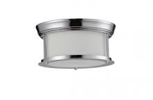 Z-Lite 2003F10-CH - 2 Light Flush Mount