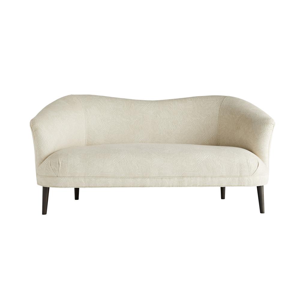 Duprey Settee Textured Ivory Grey Ash