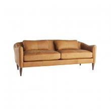 Arteriors Home 8154 - Vincent Sofa Butterscotch Leather Dark Walnut