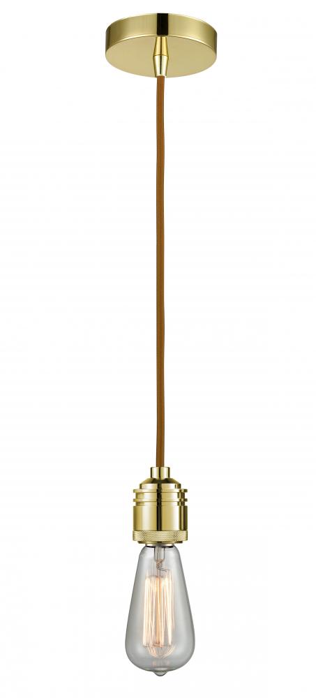 Winchester - 1 Light - 2 inch - Gold - Cord hung - Mini Pendant