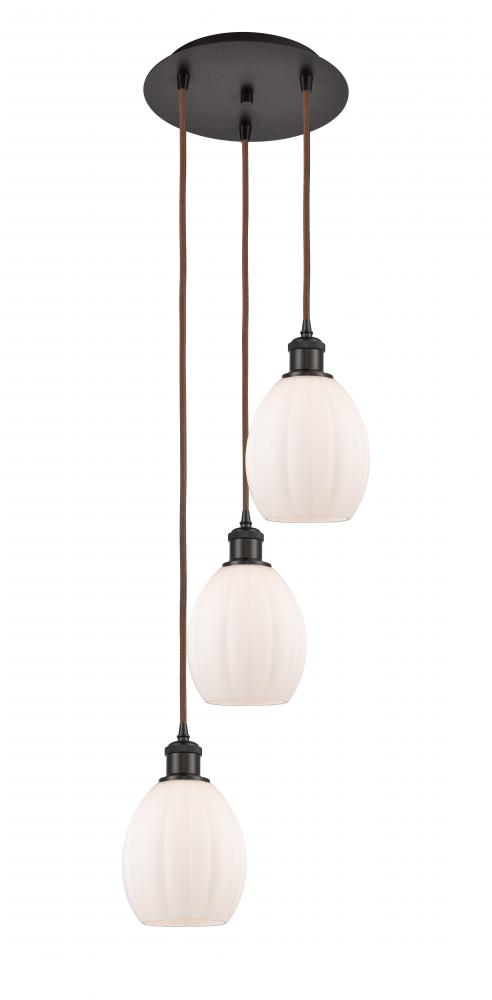 Eaton - 3 Light - 12 inch - Oil Rubbed Bronze - Cord Hung - Multi Pendant