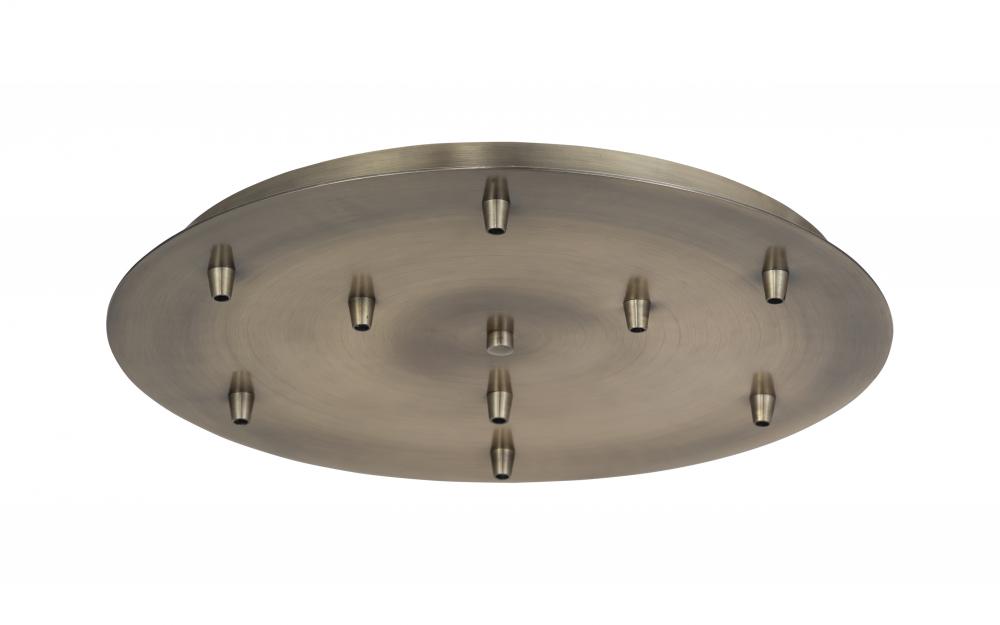 9 Light Round Multi Port Canopy