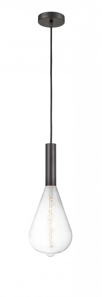 Edison - 1 Light - 7 inch - Oil Rubbed Bronze - Cord hung - Mini Pendant