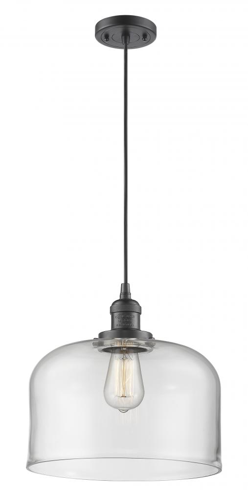 Bell - 1 Light - 12 inch - Oil Rubbed Bronze - Cord hung - Mini Pendant