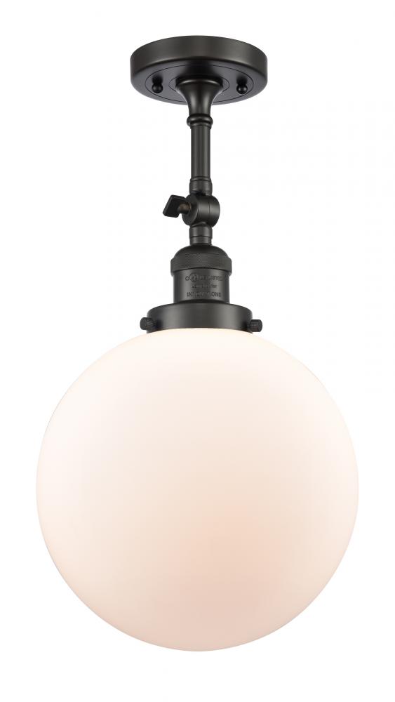 Beacon - 1 Light - 10 inch - Oil Rubbed Bronze - Semi-Flush Mount