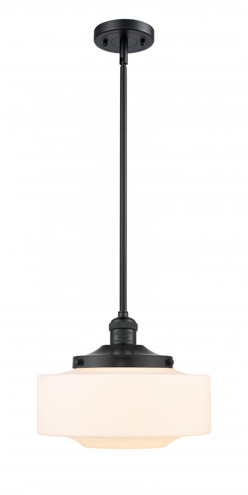 Bridgeton - 1 Light - 12 inch - Matte Black - Stem Hung - Mini Pendant