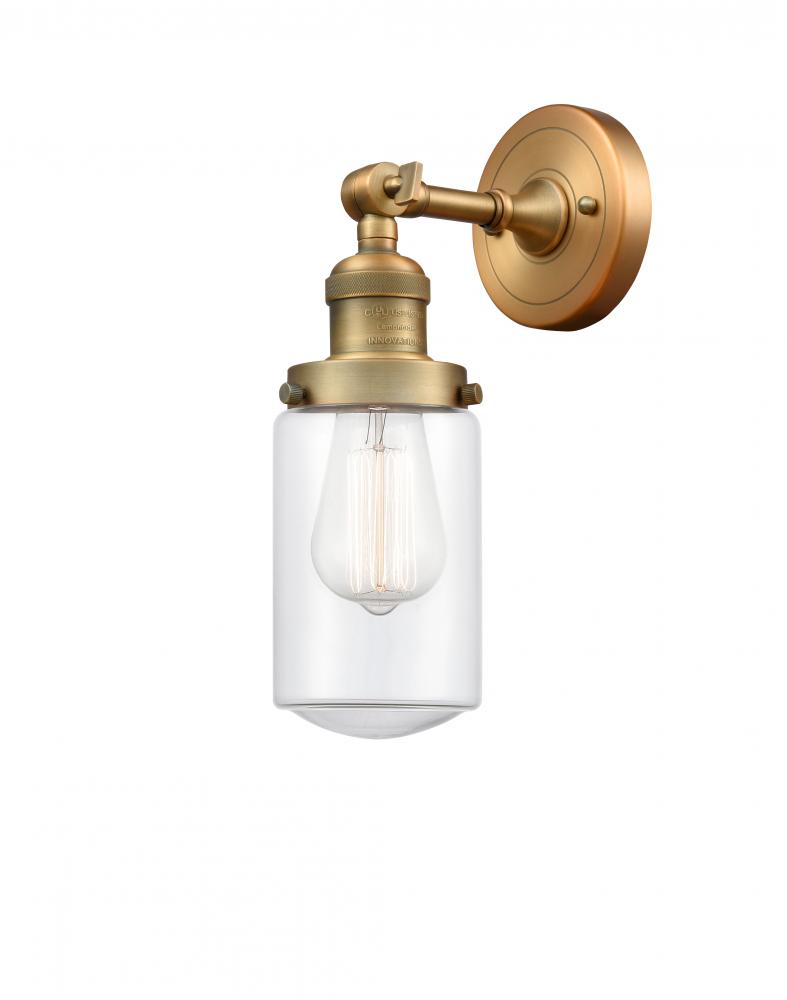 Dover - 1 Light - 5 inch - Brushed Brass - Sconce