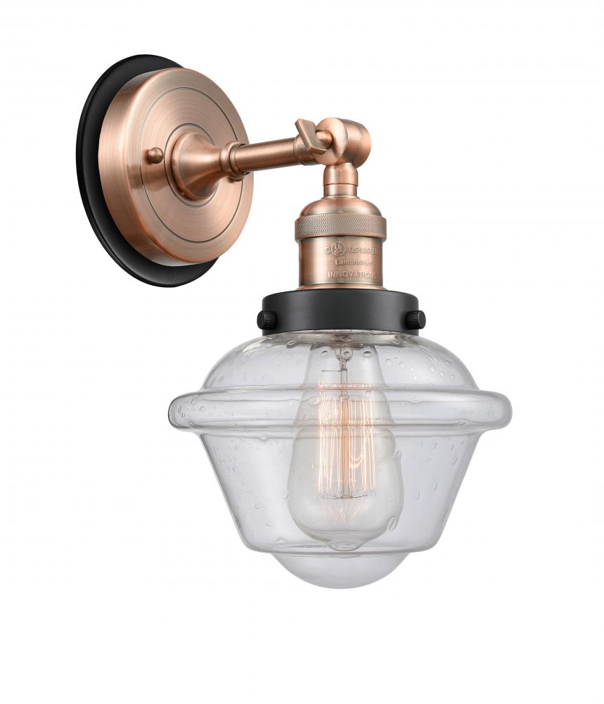 Oxford - 1 Light - 8 inch - Brushed Brass - Sconce