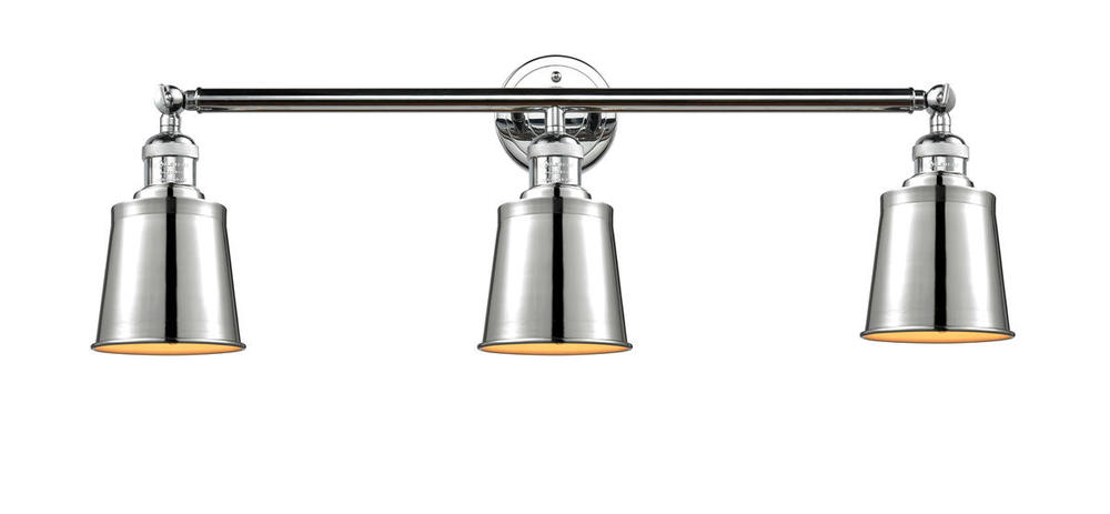 Addison - 3 Light - 32 inch - Polished Chrome - Bath Vanity Light