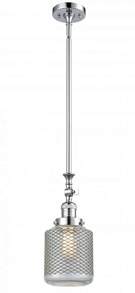 Stanton - 1 Light - 6 inch - Polished Chrome - Stem Hung - Mini Pendant