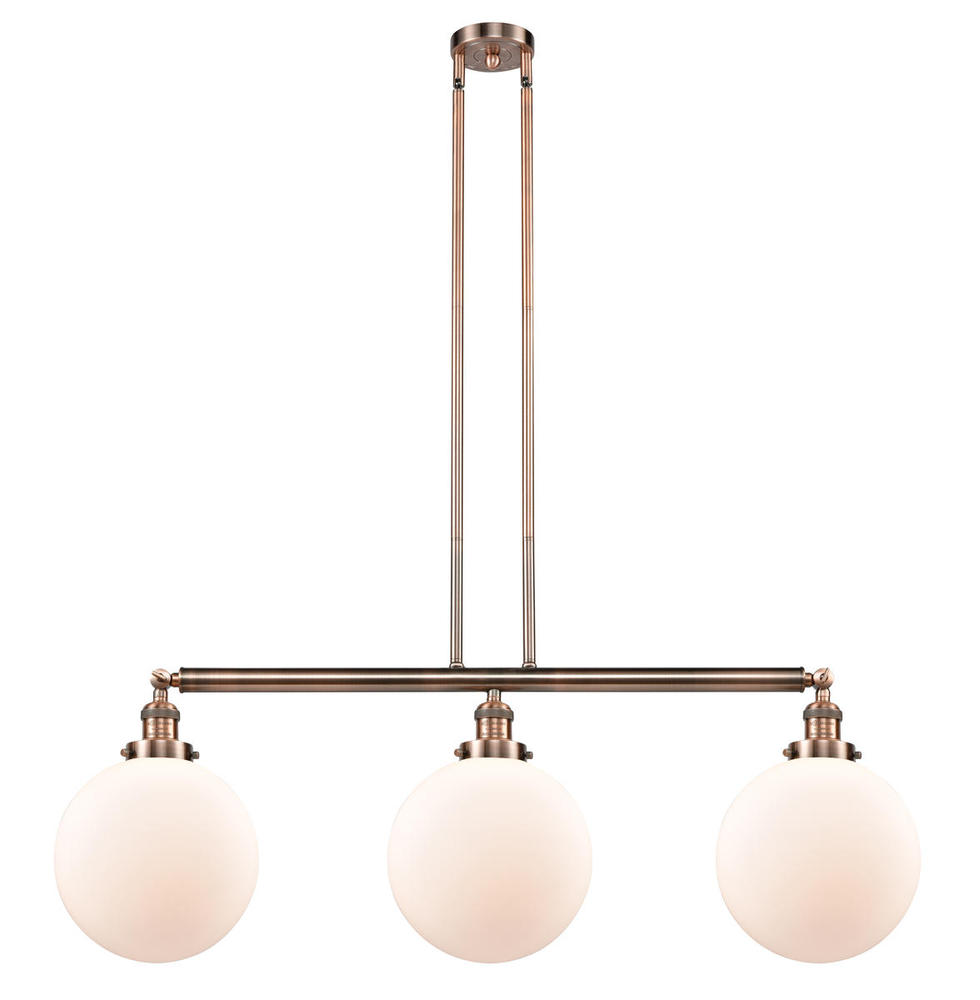 Beacon - 3 Light - 42 inch - Antique Copper - Stem Hung - Island Light