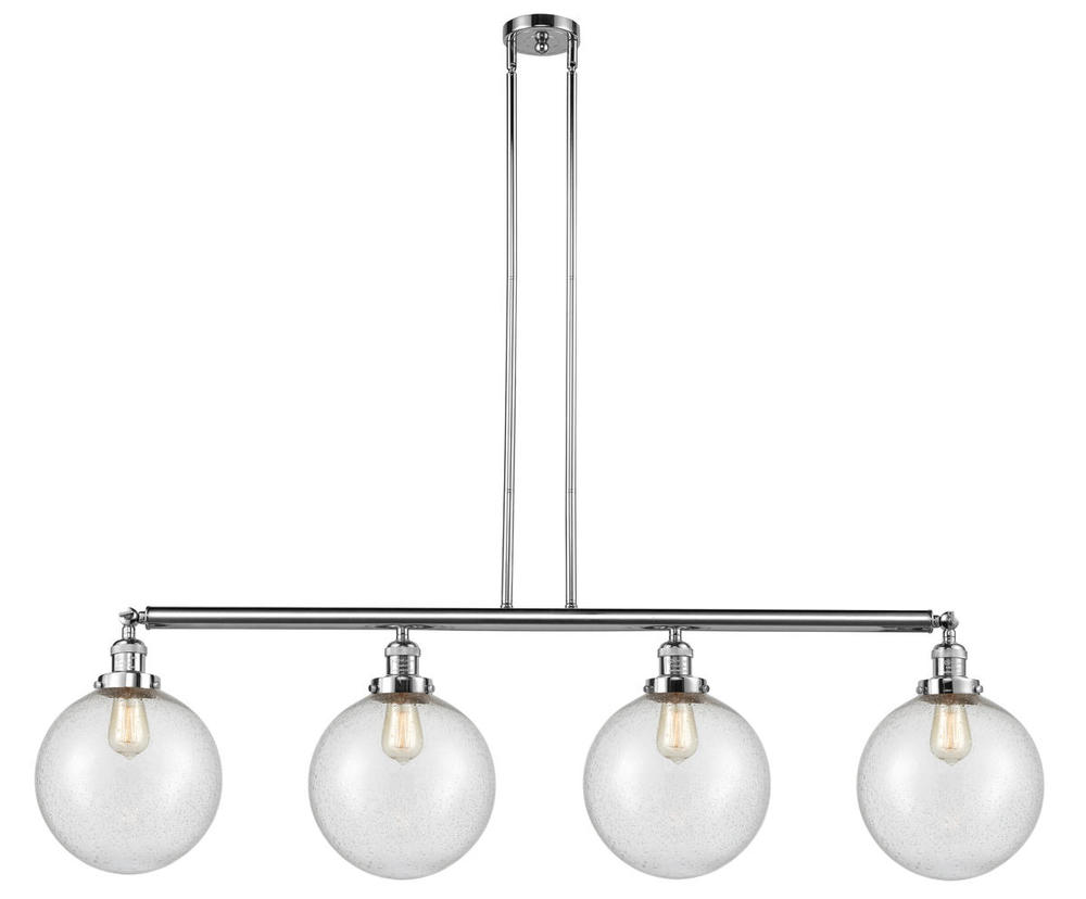 Beacon - 4 Light - 54 inch - Polished Chrome - Stem Hung - Island Light