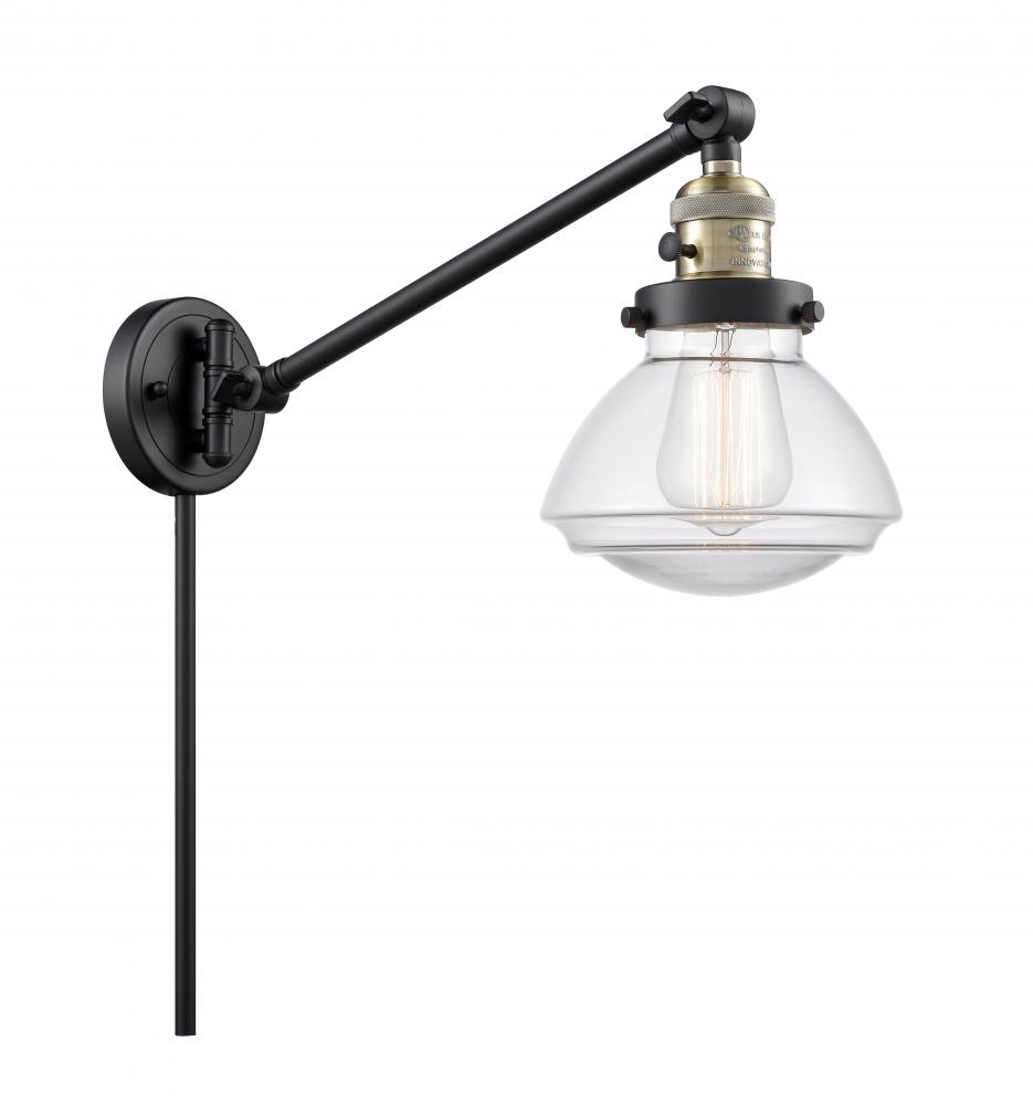 Olean - 1 Light - 9 inch - Black Antique Brass - Swing Arm