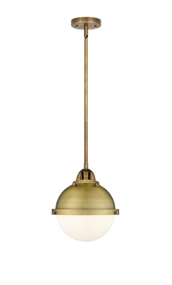 Hampden - 1 Light - 9 inch - Brushed Brass - Cord hung - Mini Pendant