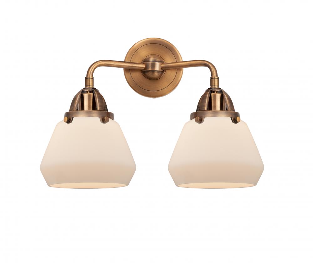 Fulton - 2 Light - 15 inch - Satin Gold - Bath Vanity Light