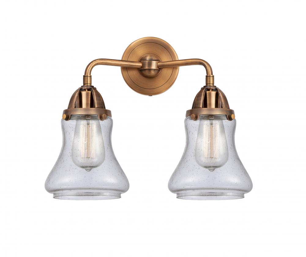 Bellmont - 2 Light - 14 inch - Antique Copper - Bath Vanity Light